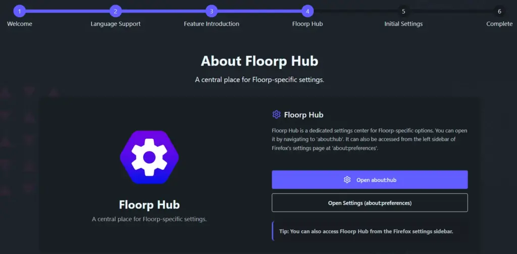 Floorp Hub